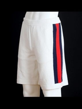 Gucci Terry Cloth Web Stripe Shorts